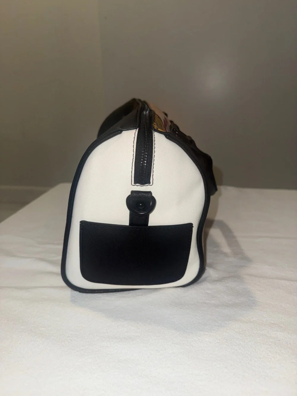 Aldo Pop Art Satchel in Red, Pink, Black, Cream - Picture 2 of 3